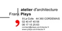 PLAYS ARCHITECTE, Frank PLAYS